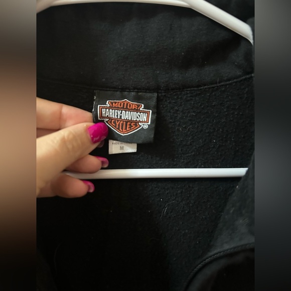 Harley-Davidson Black Full Zip Hoodie | Size M | Manchester NH - Picture 3 of 4